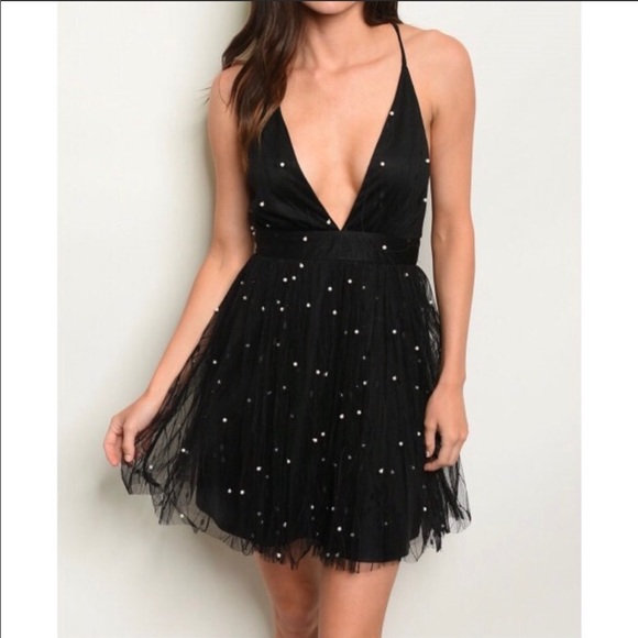 Red Mini Dress - Picture 2 of 5